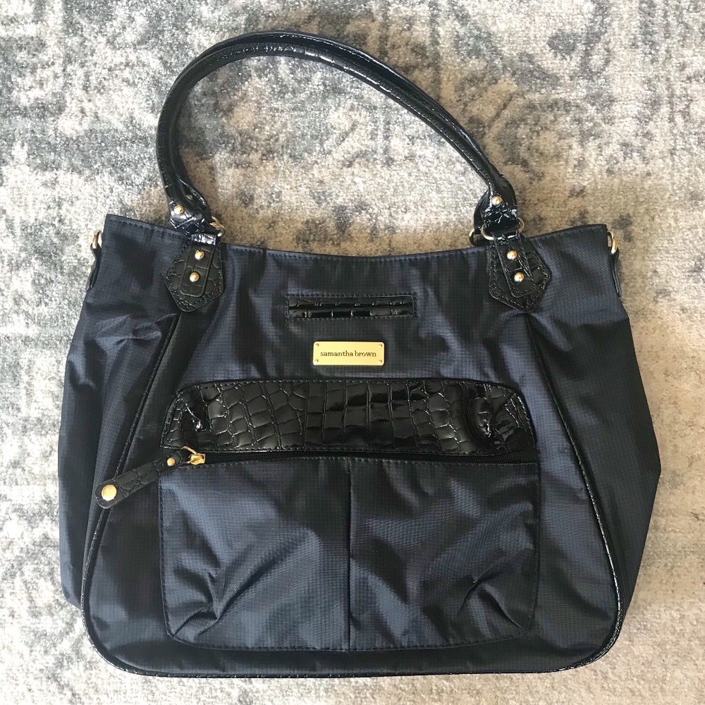 Samantha Brown Weekend Tote/ Purse / Diaper Bag